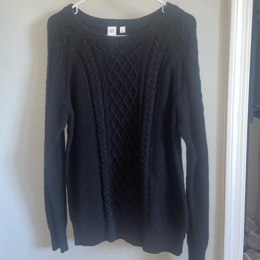 Black knitted sweater from GAP